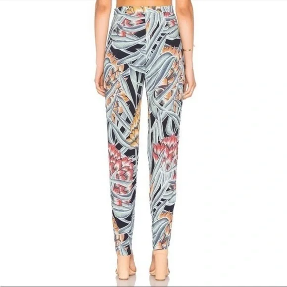 Mara Hoffman High Waist Herbarium Floral Slim Pants Size 6 C - Picture 3 of 9